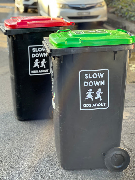 Slow Down Kids About - Vinyl Sticker